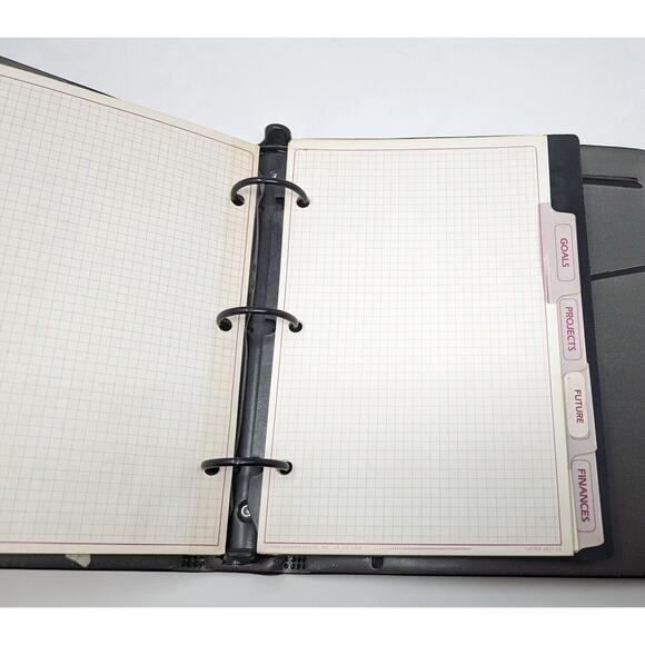 Vintage 90s Burgundy Day Runner Planner Calendar 71872 - Picture 11 of 15